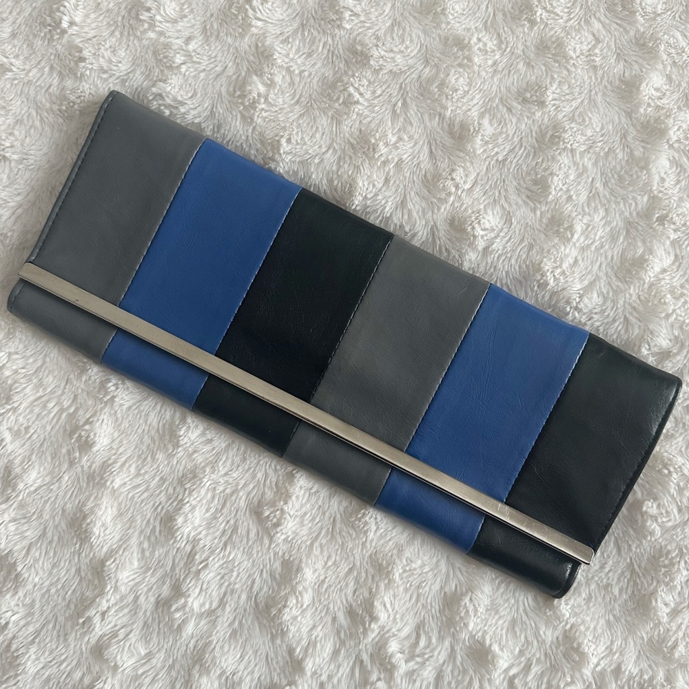 Bonita Striped Clutch